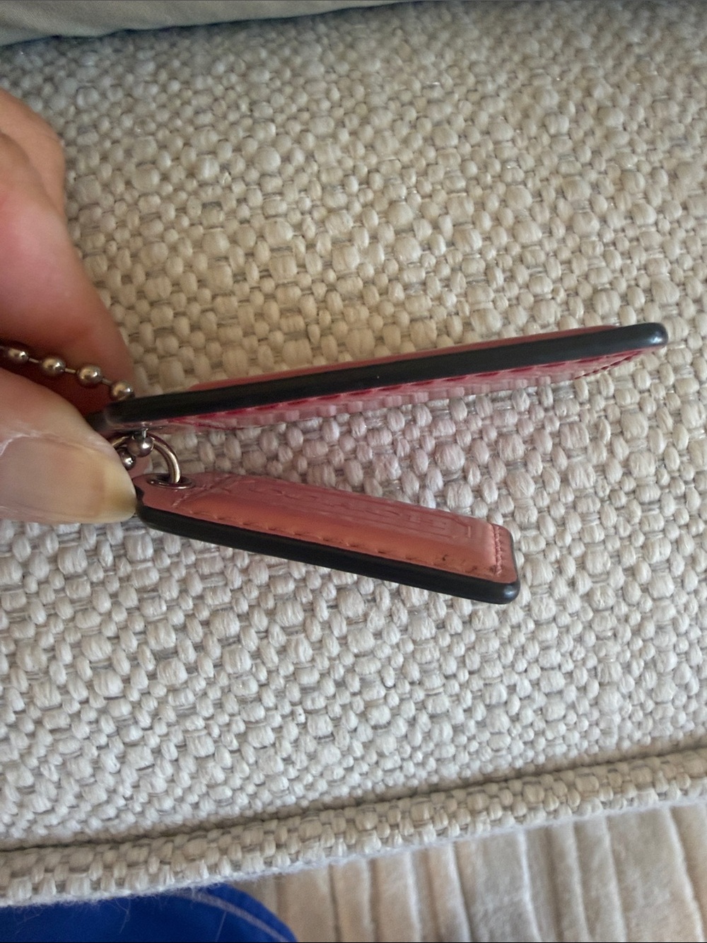 Coach Light Pink and Dusty Rose Hang  Tag Duo - Picture 7 of 11